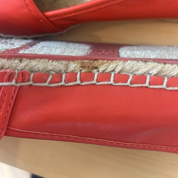 Coach leather orange shoes espadrilles “Rhodelle” - Picture 9 of 11